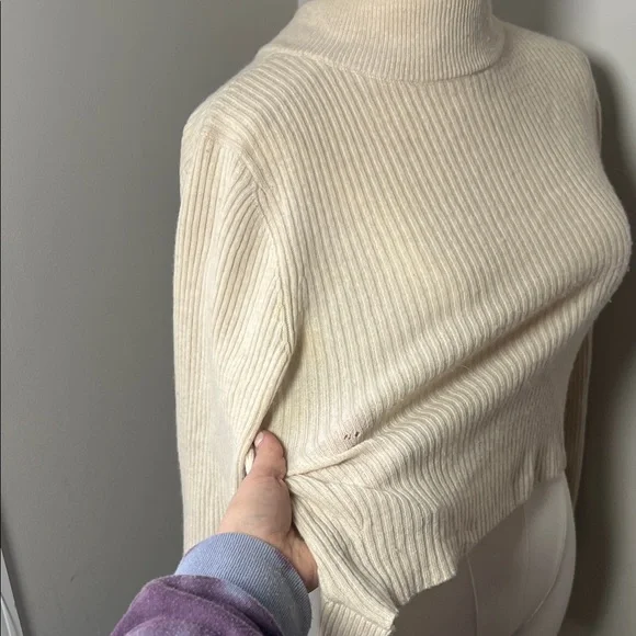 Reformation Osteria Tie Back Cashmere Sweater - Picture 7 of 7